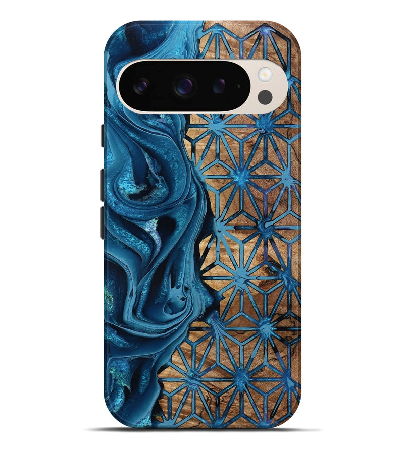 Pixel 9 Pro XL Wood Live Edge Phone Case - Aries (Pattern, 801121)