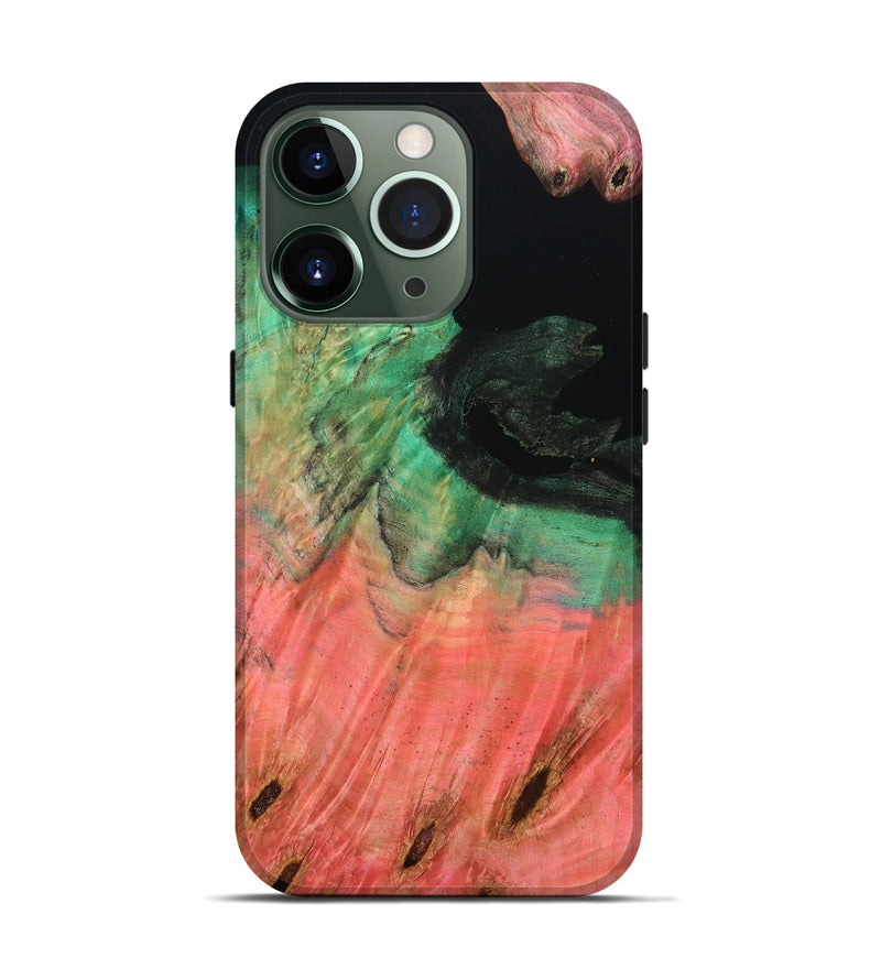 iPhone 13 Pro Wood Live Edge Phone Case - Harriet (Double Dyed, 801122)