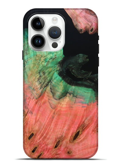 iPhone 15 Pro Max Wood Live Edge Phone Case - Harriet (Double Dyed, 801122)