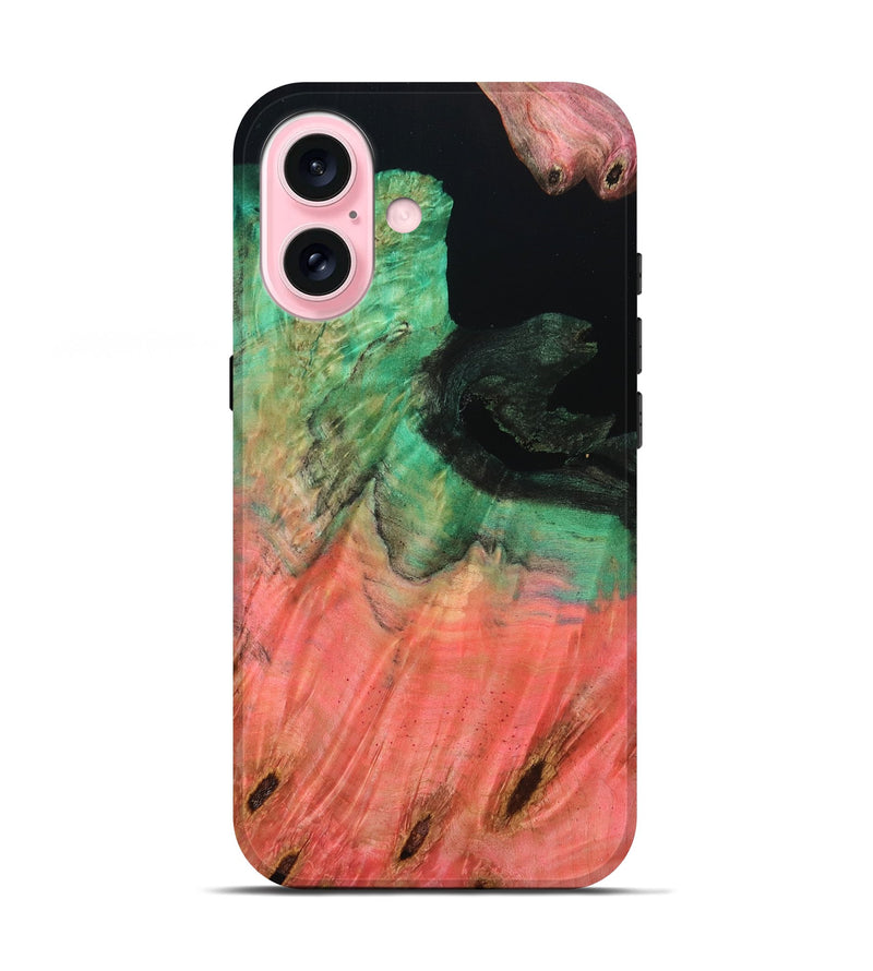 iPhone 17 Wood Live Edge Phone Case - Harriet (Double Dyed, 801122)