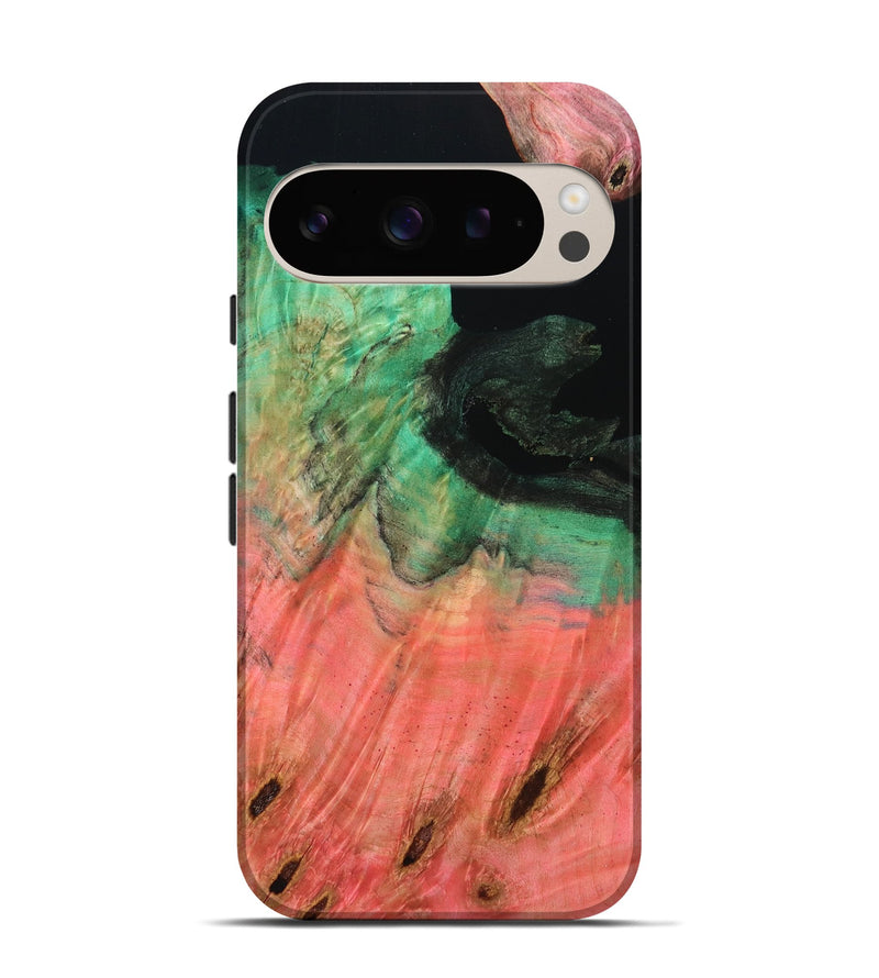 Pixel 9 Pro Wood Live Edge Phone Case - Harriet (Double Dyed, 801122)