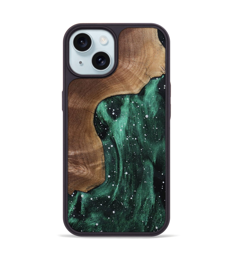 iPhone 15 Wood Phone Case - Myrtice (Cosmos, 801124)