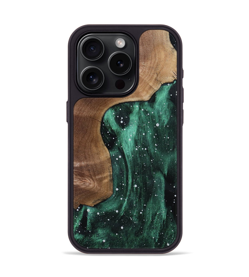 iPhone 15 Pro Wood Phone Case - Myrtice (Cosmos, 801124)