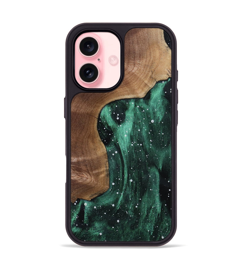 iPhone 16 Wood Phone Case - Myrtice (Cosmos, 801124)