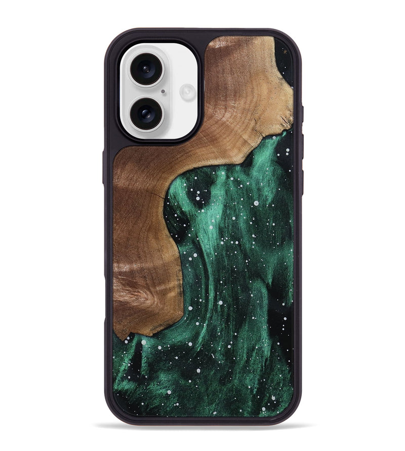 iPhone 16 Plus Wood Phone Case - Myrtice (Cosmos, 801124)