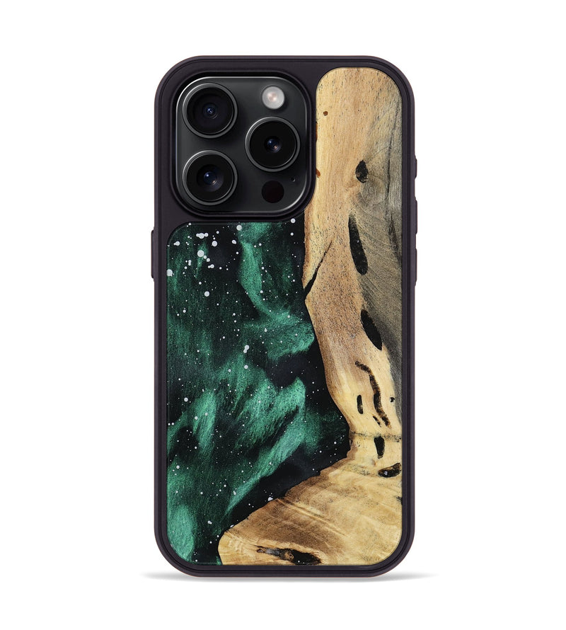 iPhone 15 Pro Wood Phone Case - General (Cosmos, 801125)