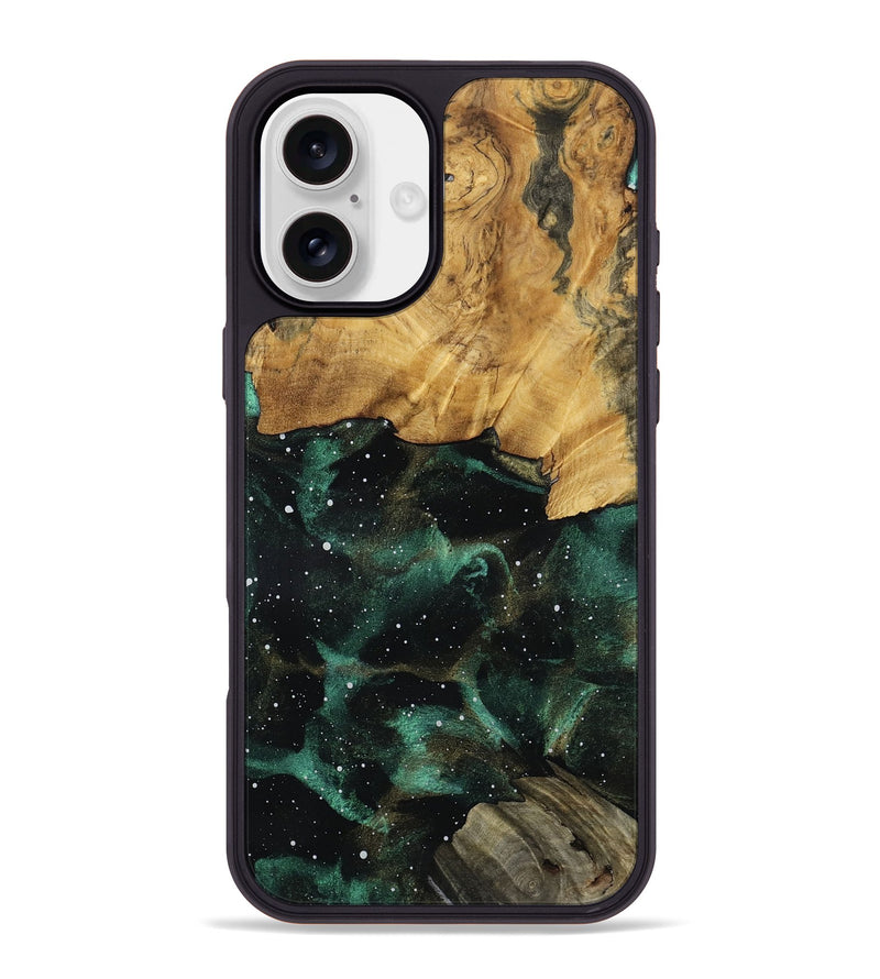 iPhone 16 Plus Wood Phone Case - Delbert (Cosmos, 801127)