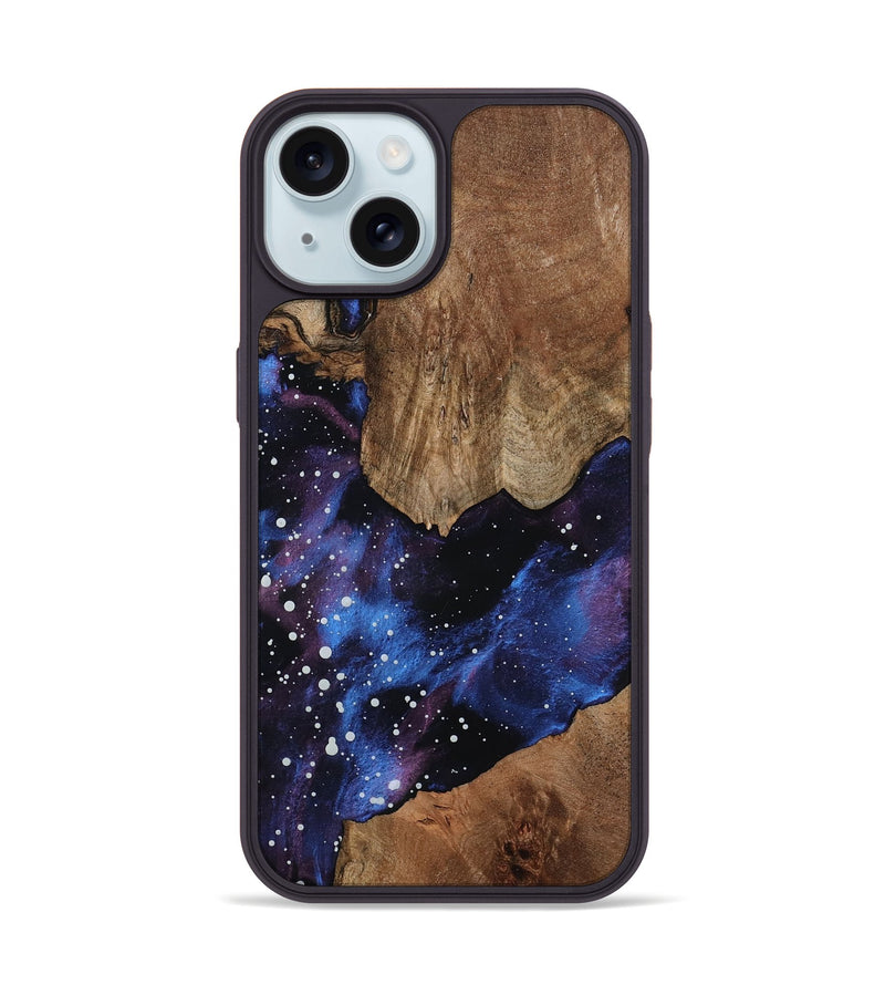 iPhone 15 Wood Phone Case - Kortney (Cosmos, 801134)