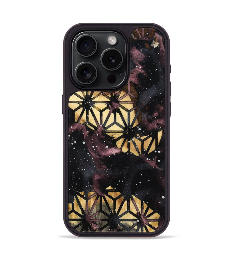 iPhone 15 Pro Wood Phone Case - Verne (Cosmos, 801135)