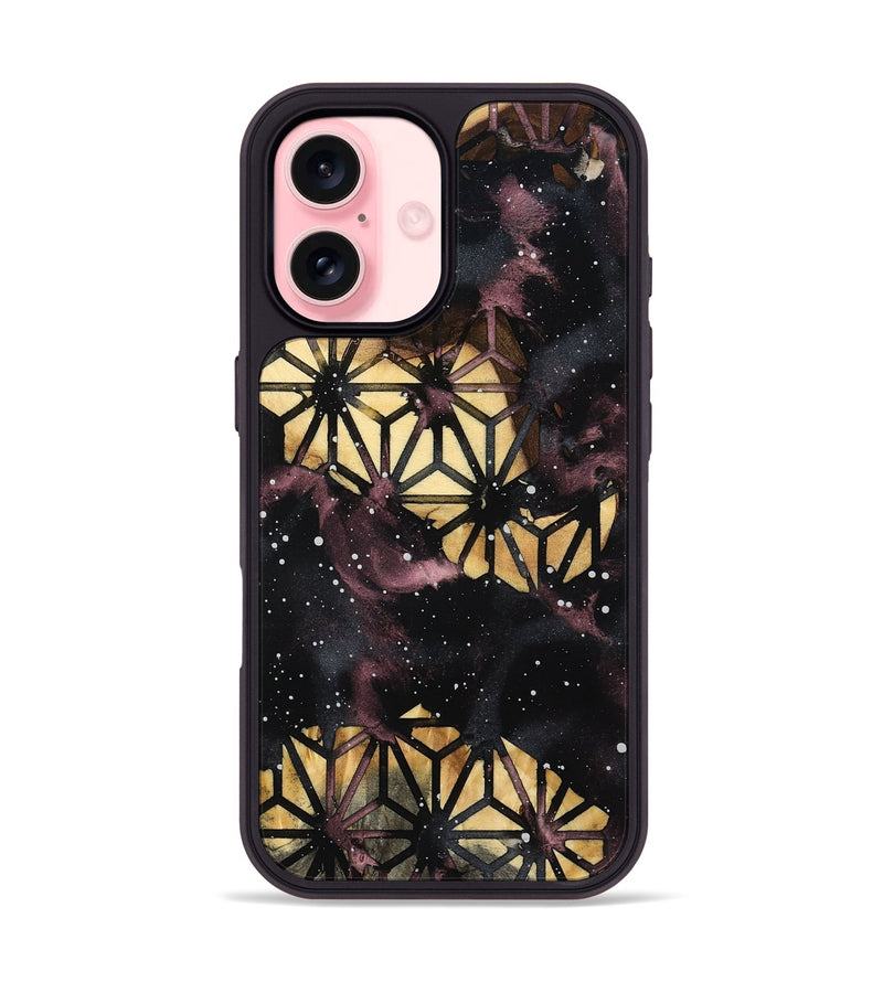 iPhone 16 Wood Phone Case - Verne (Cosmos, 801135)