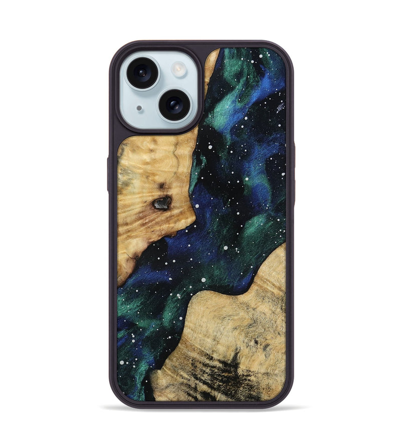 iPhone 15 Wood Phone Case - Dian (Cosmos, 801146)