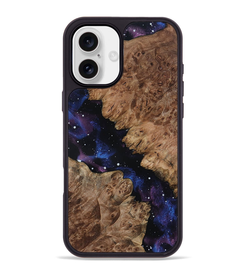 iPhone 16 Plus Wood Phone Case - Queen (Cosmos, 801149)