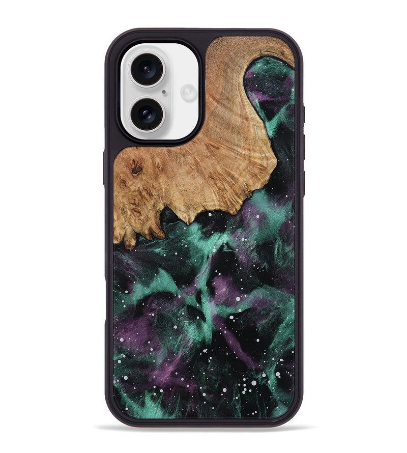 iPhone 16 Plus Wood Phone Case - Leta (Cosmos, 801152)