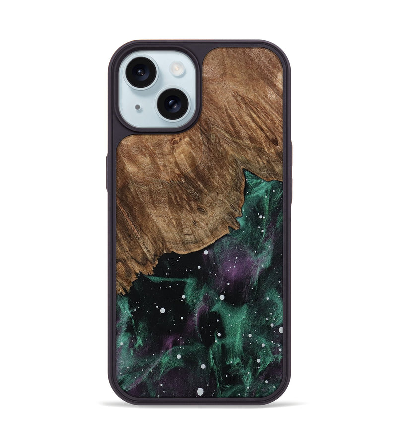 iPhone 15 Wood Phone Case - Suzan (Cosmos, 801153)