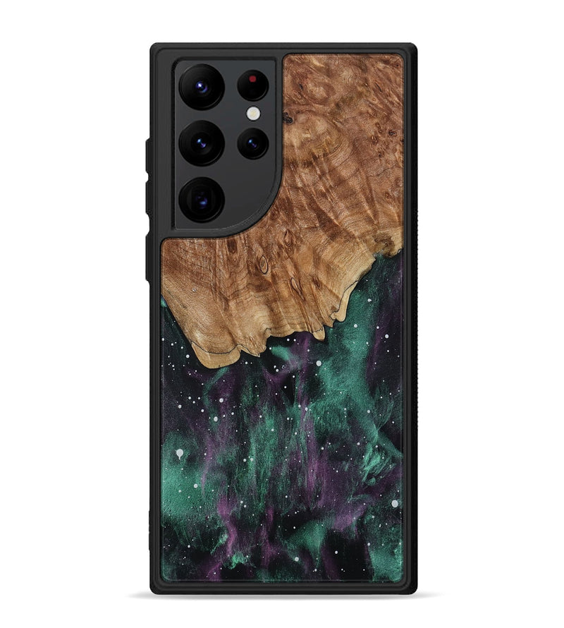 Galaxy S22 Ultra Wood Phone Case - Carmine (Cosmos, 801154)