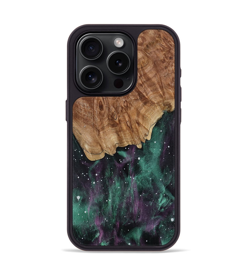 iPhone 15 Pro Wood Phone Case - Carmine (Cosmos, 801154)