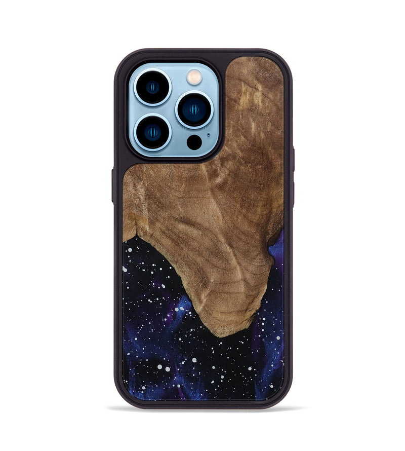 iPhone 14 Pro Wood Phone Case - Cathie (Cosmos, 801161)
