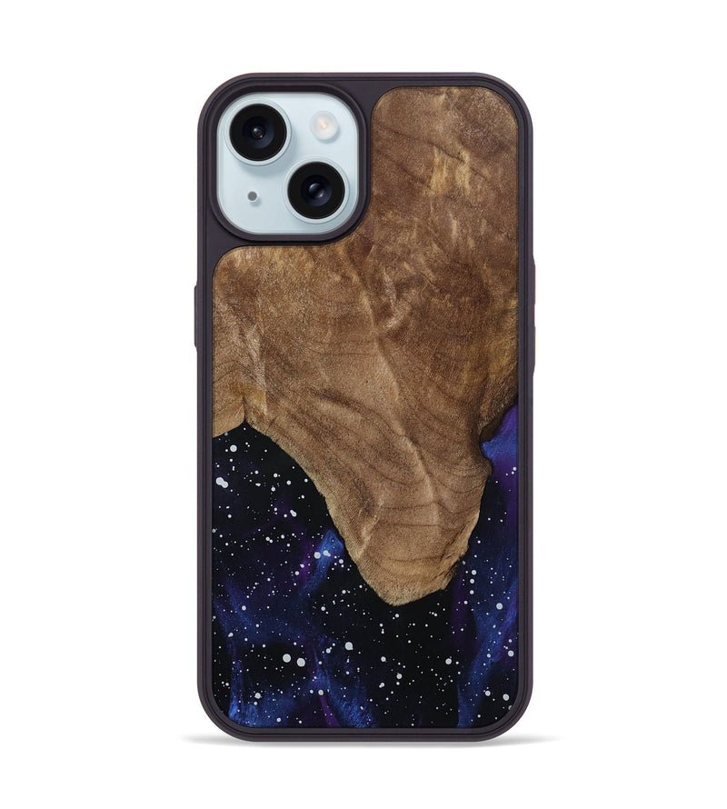 iPhone 15 Wood Phone Case - Cathie (Cosmos, 801161)