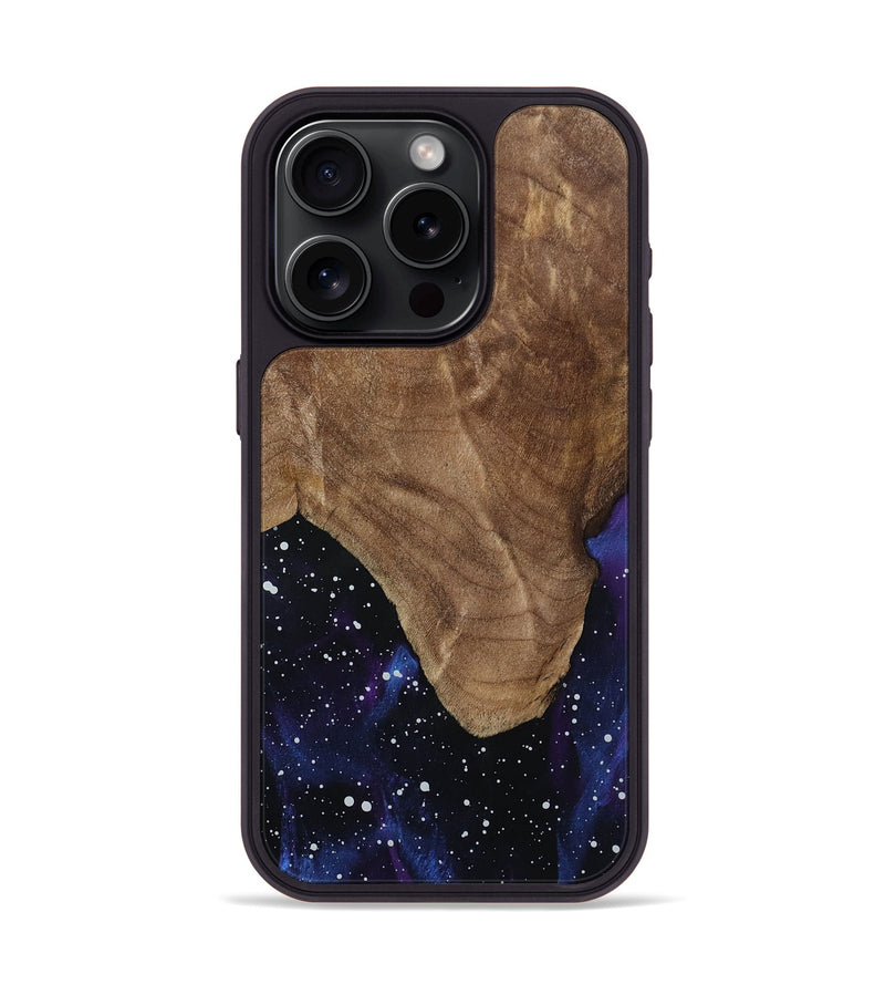 iPhone 15 Pro Wood Phone Case - Cathie (Cosmos, 801161)
