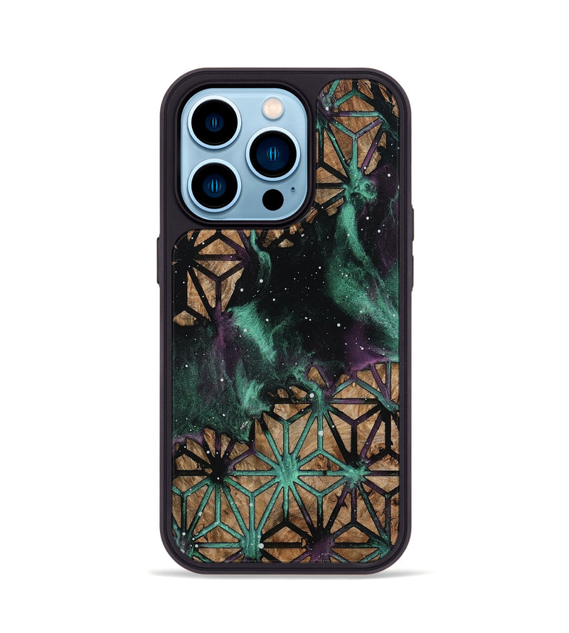 iPhone 14 Pro Wood Phone Case - Jakob (Cosmos, 801165)