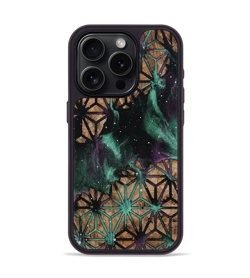 iPhone 15 Pro Wood Phone Case - Jakob (Cosmos, 801165)
