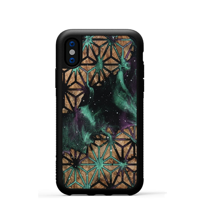 iPhone Xs Wood Phone Case - Jakob (Cosmos, 801165)