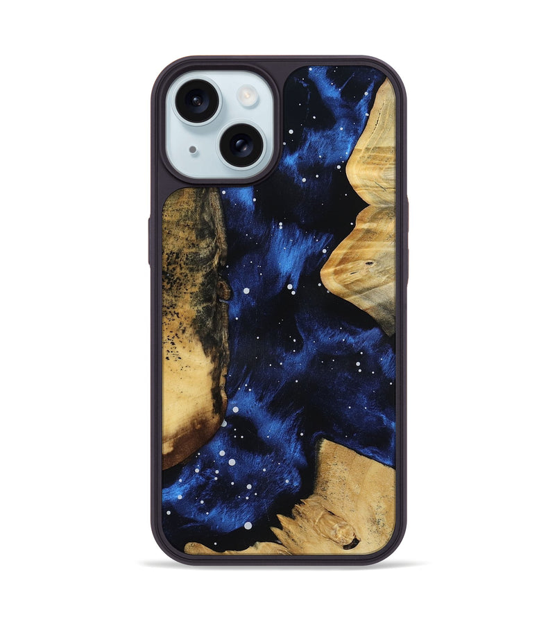 iPhone 15 Wood Phone Case - Emery (Cosmos, 801166)