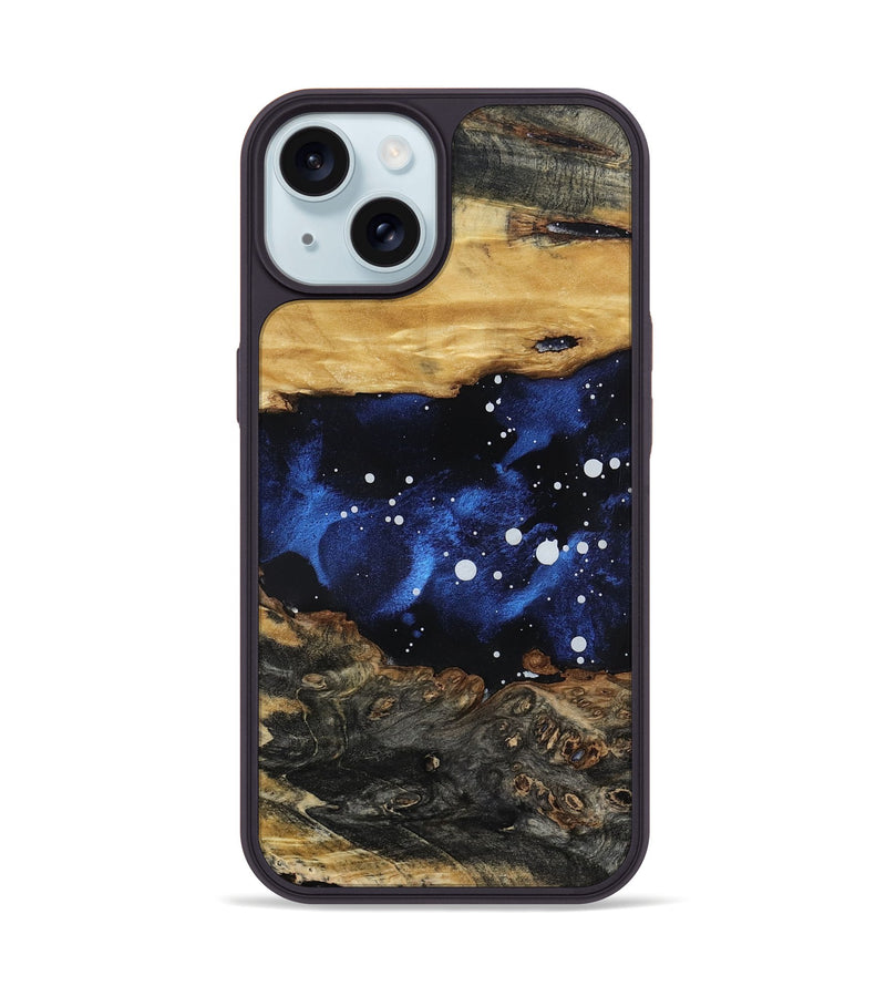 iPhone 15 Wood Phone Case - Adlai (Cosmos, 801169)