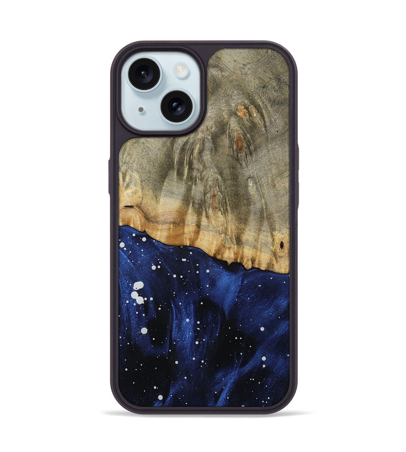 iPhone 15 Wood Phone Case - Aurelia (Cosmos, 801174)