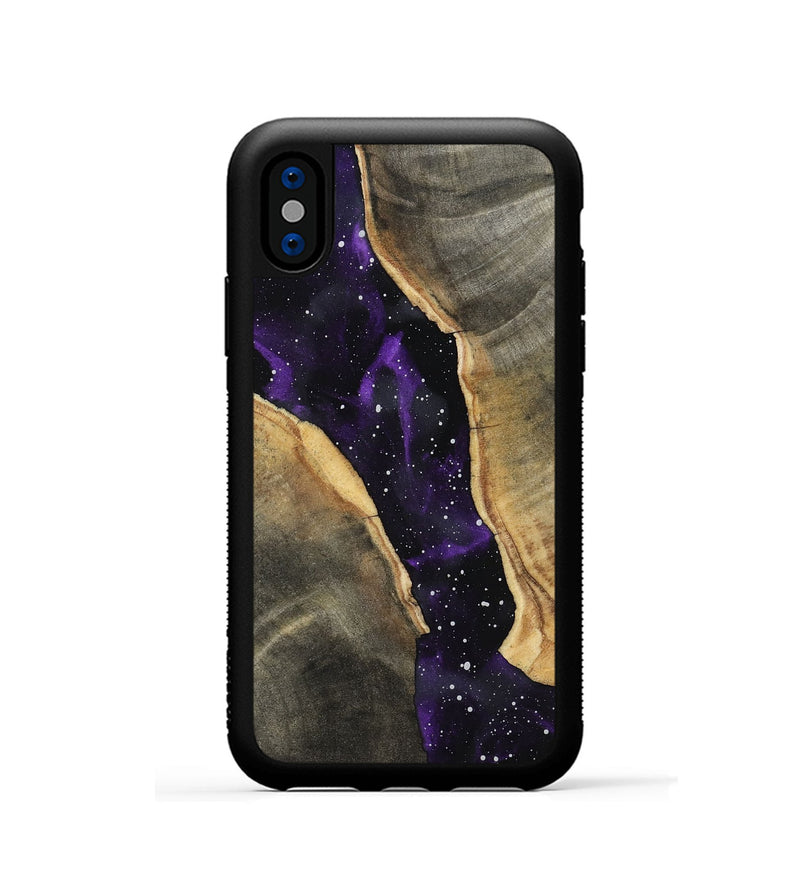 iPhone Xs Wood Phone Case - Zane (Cosmos, 801176)
