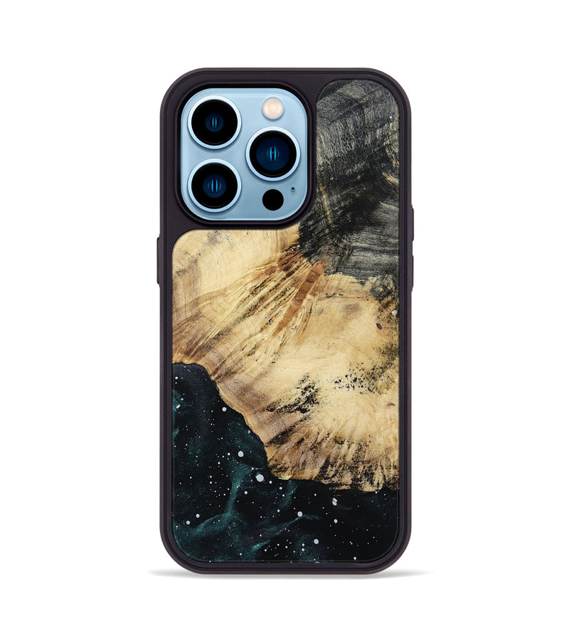 iPhone 14 Pro Wood Phone Case - Sandy (Cosmos, 801177)