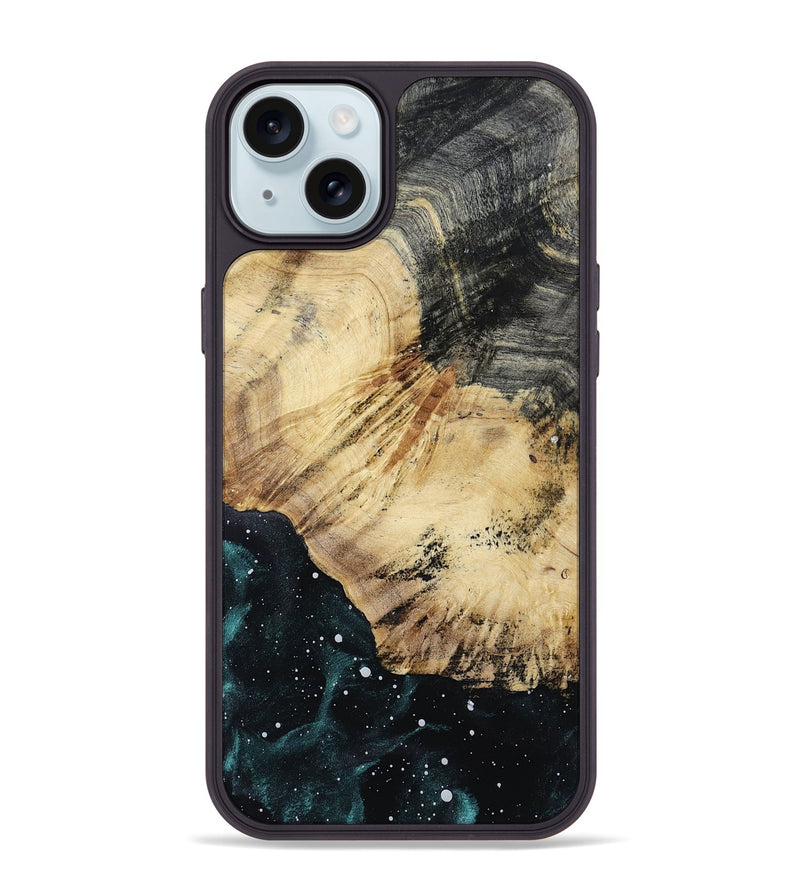 iPhone 15 Plus Wood Phone Case - Sandy (Cosmos, 801177)