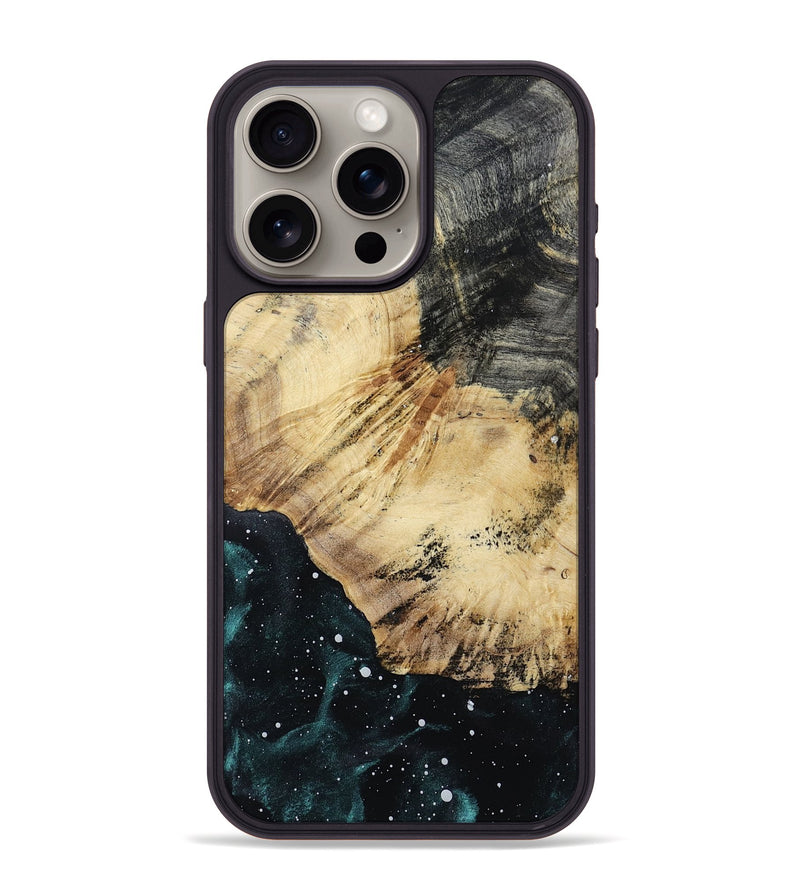 iPhone 15 Pro Max Wood Phone Case - Sandy (Cosmos, 801177)