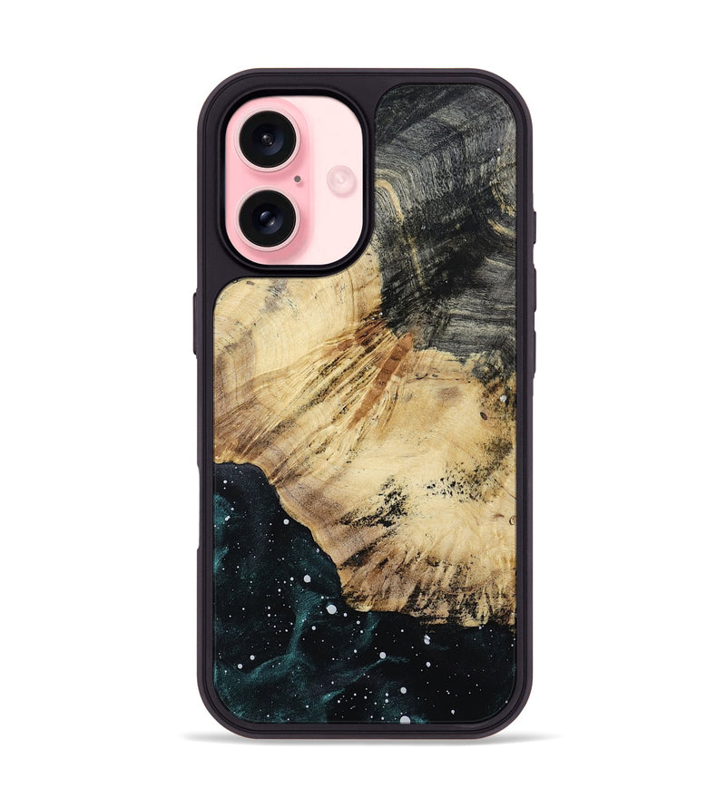 iPhone 16 Wood Phone Case - Sandy (Cosmos, 801177)