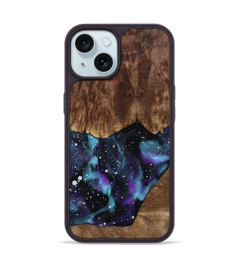 iPhone 15 Wood Phone Case - Lennon (Cosmos, 801180)