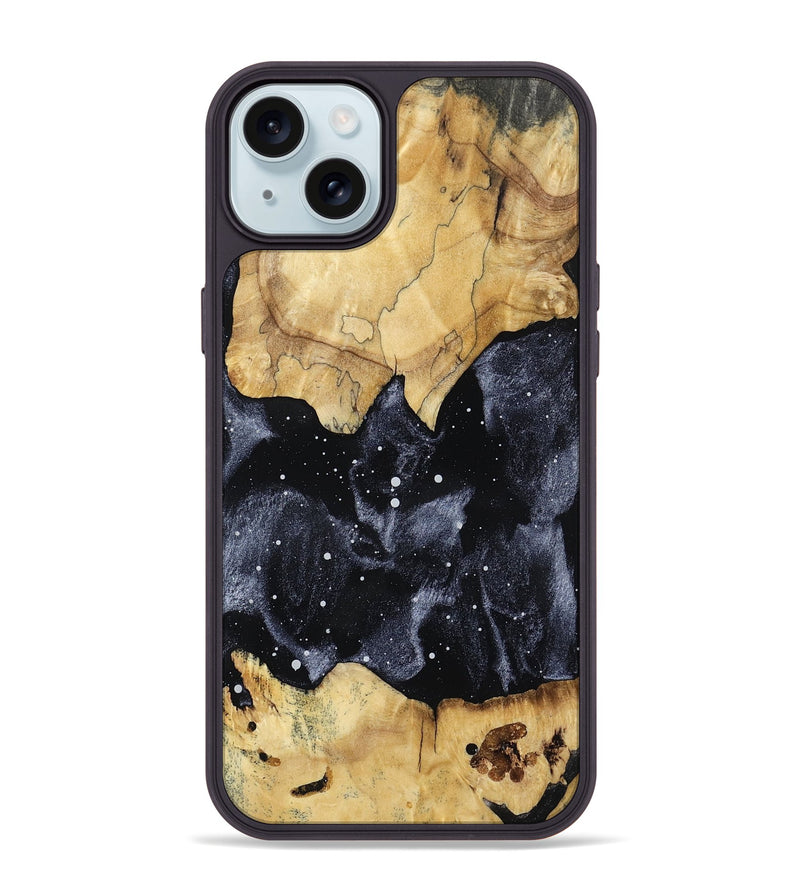 iPhone 15 Plus Wood Phone Case - Vanesa (Cosmos, 801181)