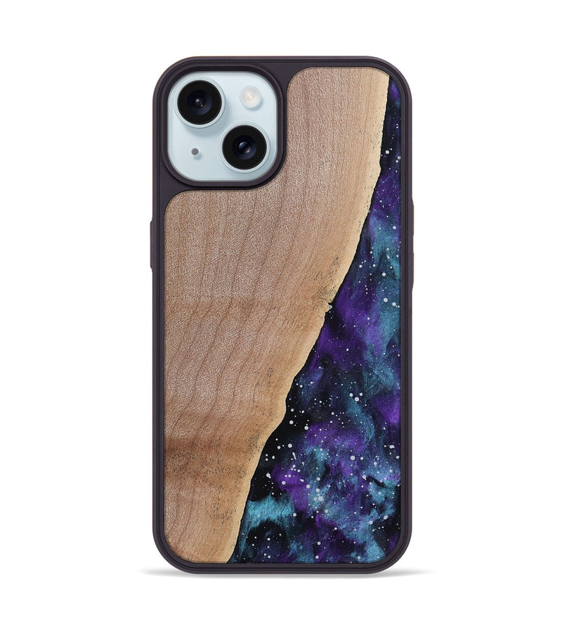 iPhone 15 Wood Phone Case - Aryan (Cosmos, 801182)
