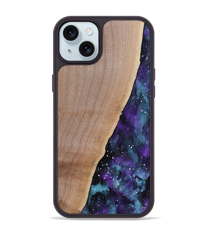 iPhone 15 Plus Wood Phone Case - Aryan (Cosmos, 801182)