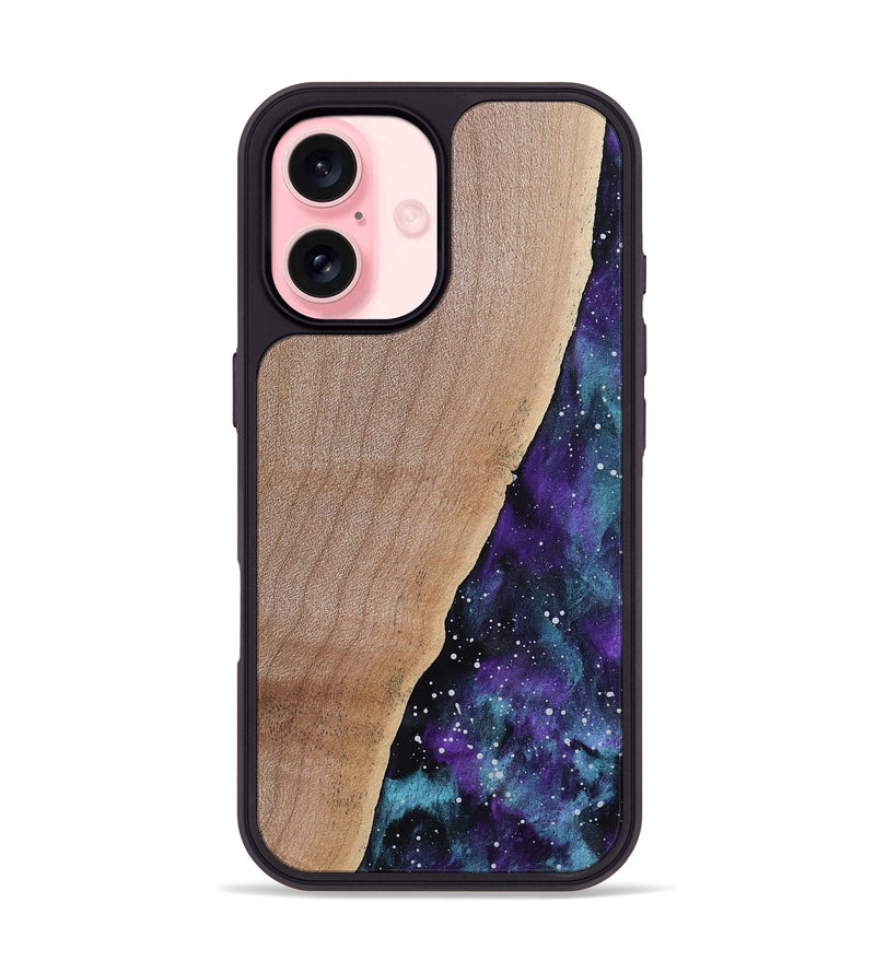 iPhone 16 Wood Phone Case - Aryan (Cosmos, 801182)