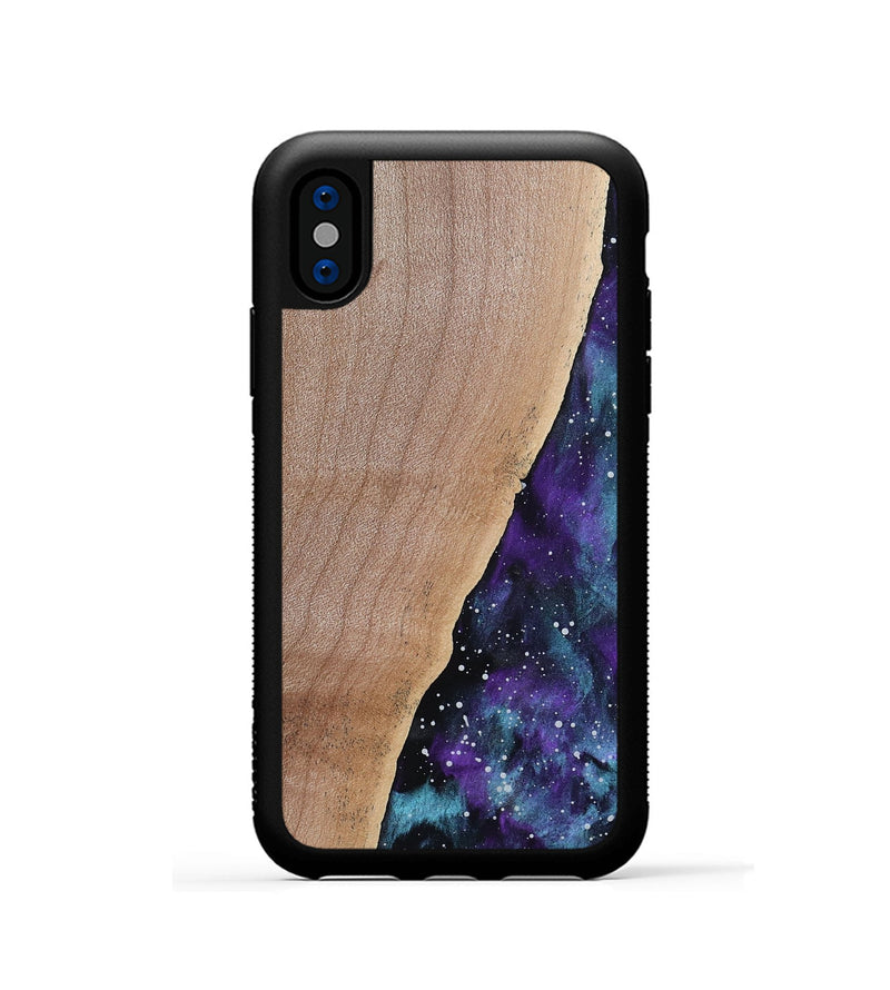iPhone Xs Wood Phone Case - Aryan (Cosmos, 801182)