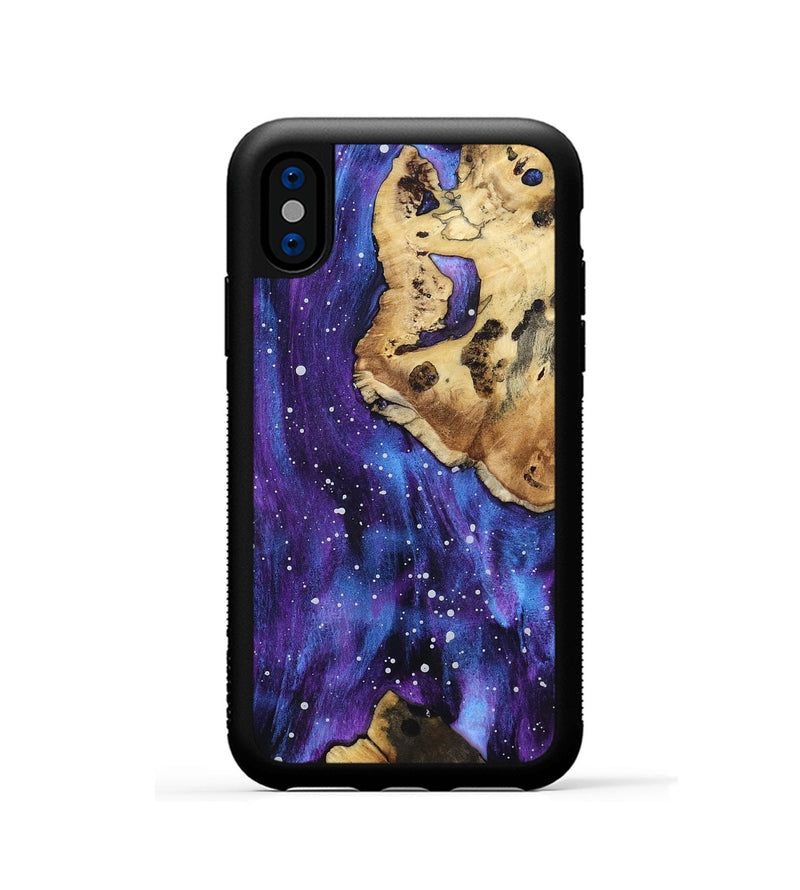 iPhone Xs Wood Phone Case - Junior (Cosmos, 801189)