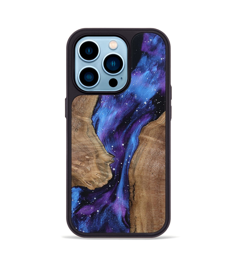 iPhone 14 Pro Wood Phone Case - Oda (Cosmos, 801190)