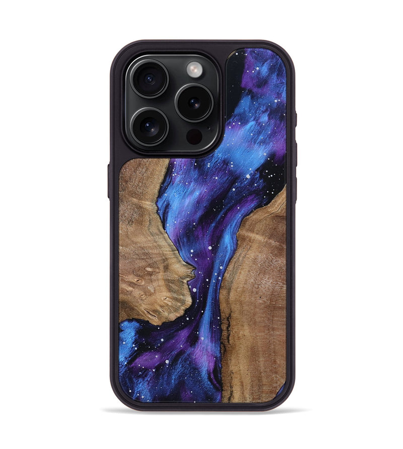 iPhone 15 Pro Wood Phone Case - Oda (Cosmos, 801190)