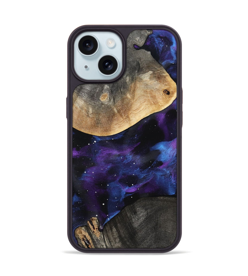 iPhone 15 Wood Phone Case - Elda (Cosmos, 801203)