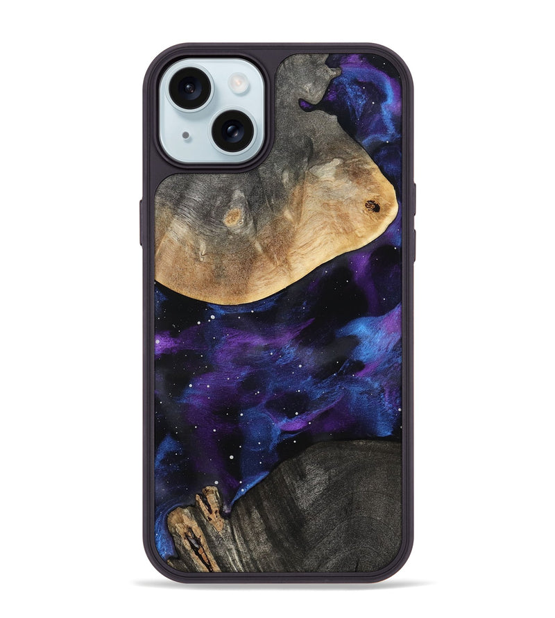 iPhone 15 Plus Wood Phone Case - Elda (Cosmos, 801203)