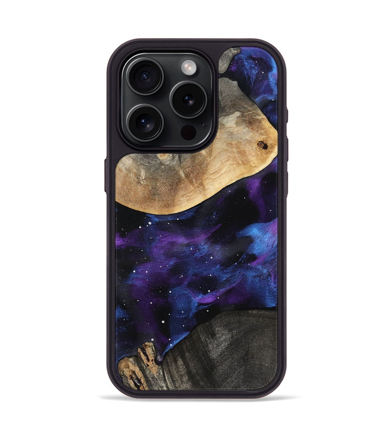 iPhone 15 Pro Wood Phone Case - Elda (Cosmos, 801203)
