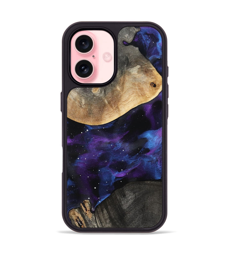 iPhone 16 Wood Phone Case - Elda (Cosmos, 801203)