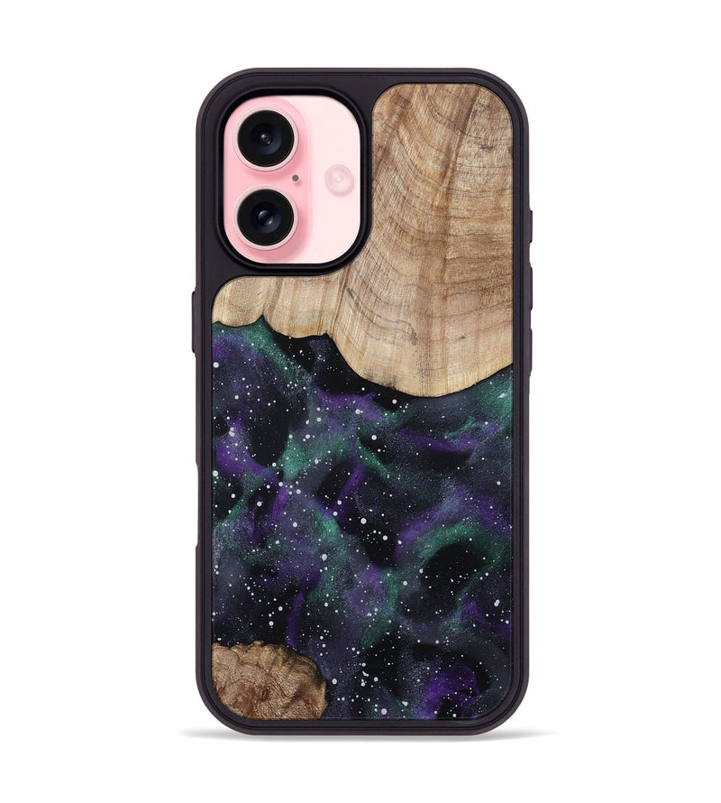 iPhone 16 Wood Phone Case - Lenora (Cosmos, 801204)