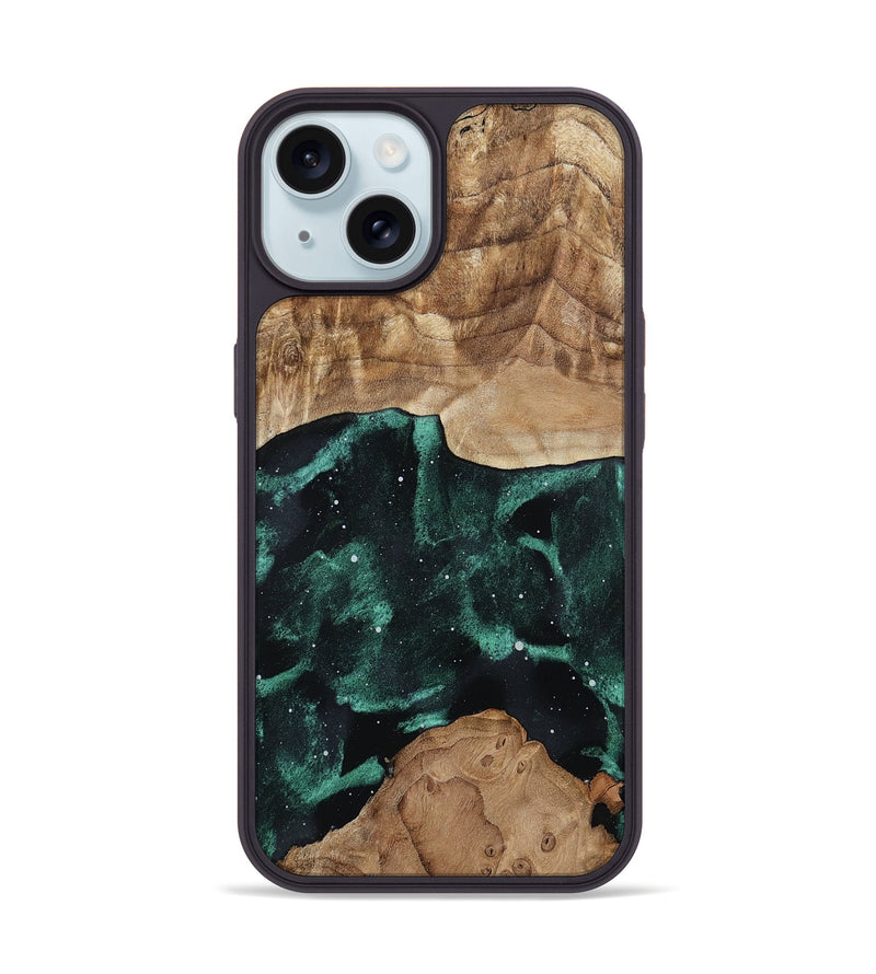 iPhone 15 Wood Phone Case - Kyan (Cosmos, 801206)