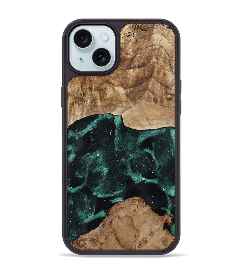 iPhone 15 Plus Wood Phone Case - Kyan (Cosmos, 801206)